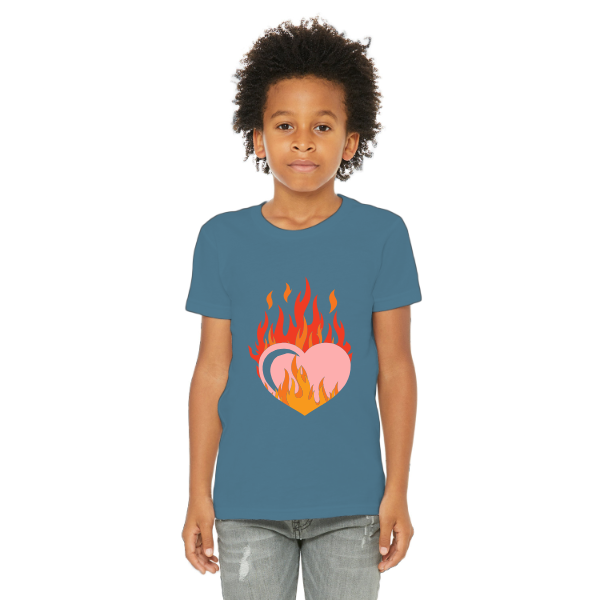 BELLA+CANVAS 3001YCVC Heather Youth T-Shirt