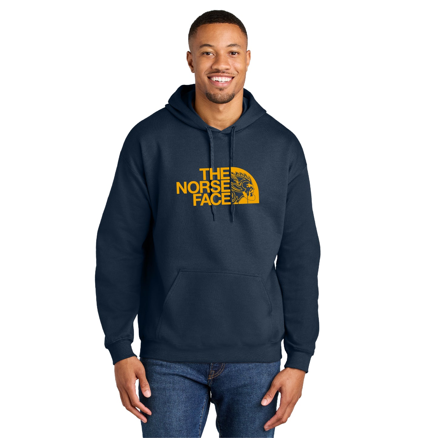Norse Face Unisex Hooded Sweatshirt