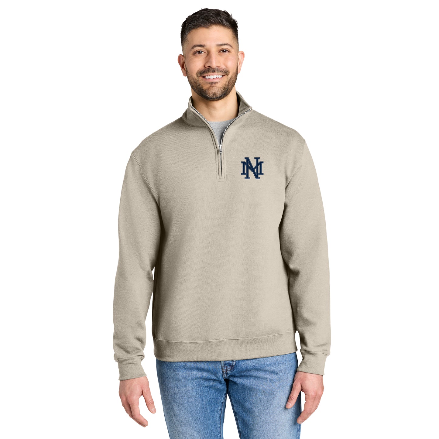 North Muskegon Monogram Unisex Adult 1/4 Zip Sweatshirt