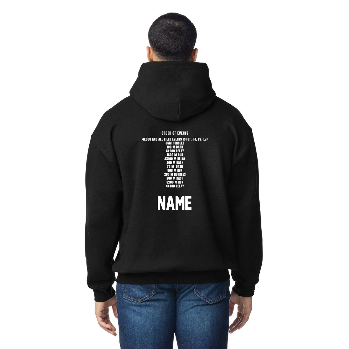 Wayland Middle School Track and Field Hooded Sweatshirt