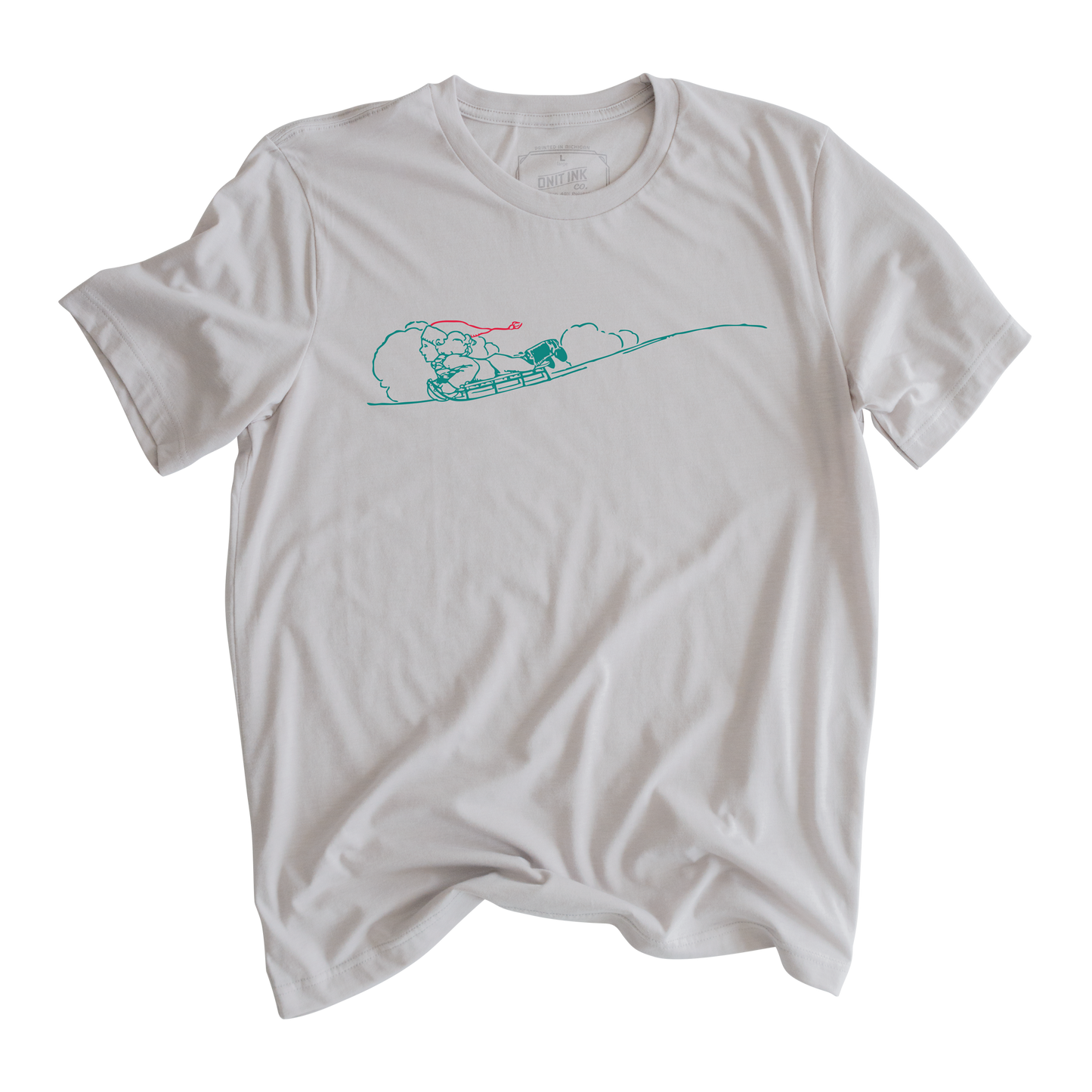 Sledding in the Snow T-Shirt