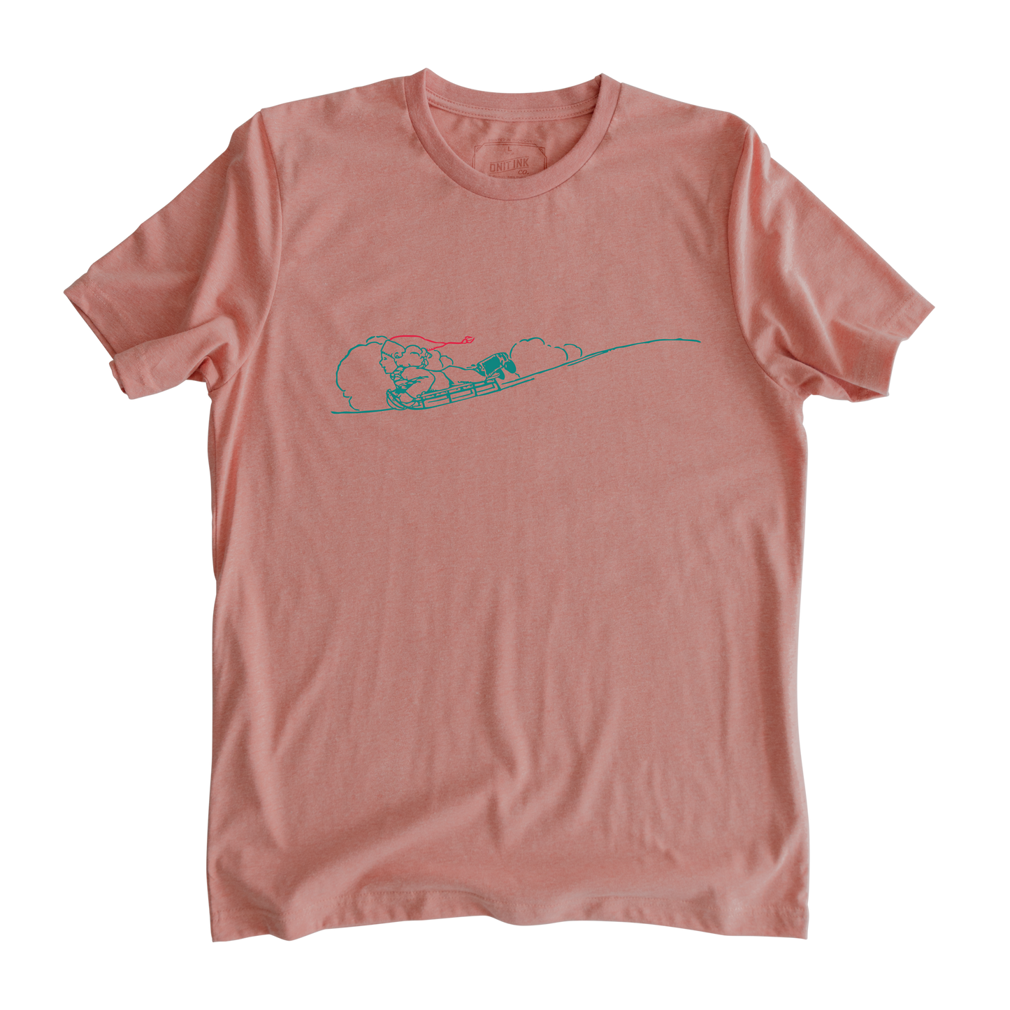 Sledding in the Snow T-Shirt