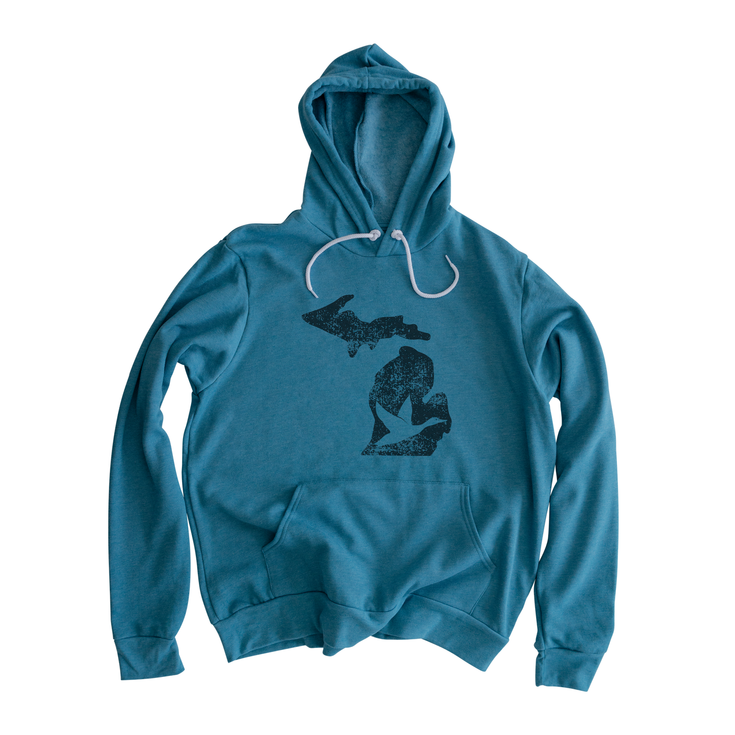 Duck Hunting Michigan Hooded Sweatshirt