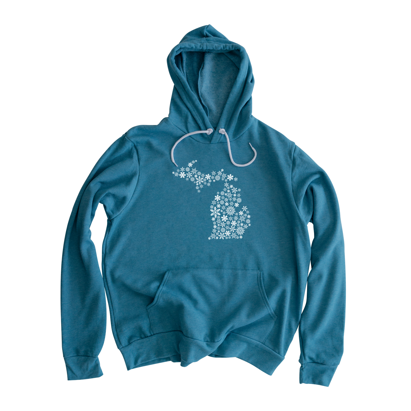 Michigan Snowflakes Hooded Sweatshirt