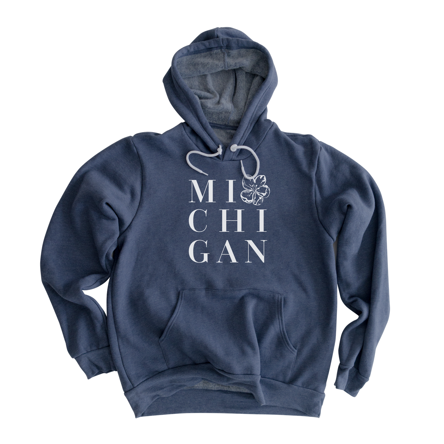 Michigan Apple Blossom Hooded Sweatshirt