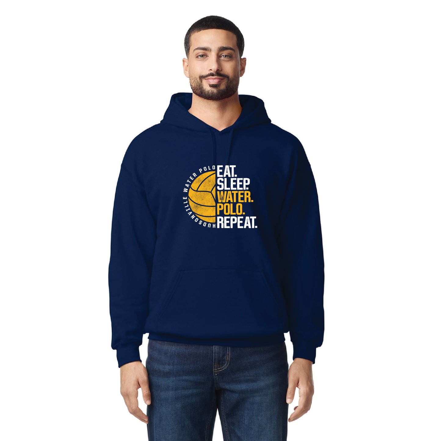 HPS MS Eat. Sleep. Water Polo Unisex Hooded Sweatshirt