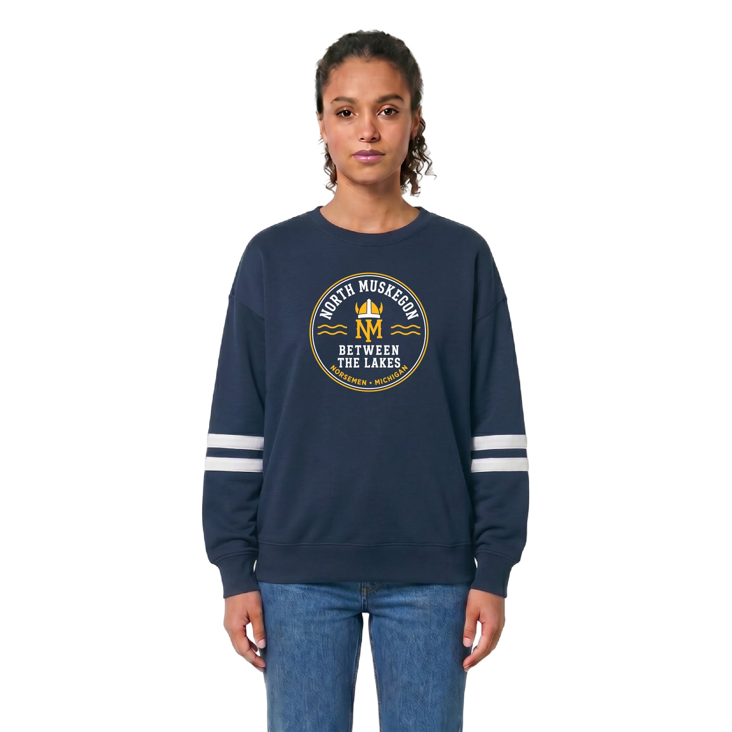 Between the Lakes Ladies Boxy Varsity Crew Sweatshirt