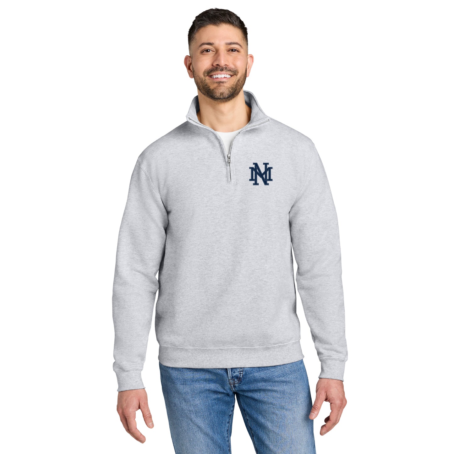 North Muskegon Monogram Unisex Adult 1/4 Zip Sweatshirt