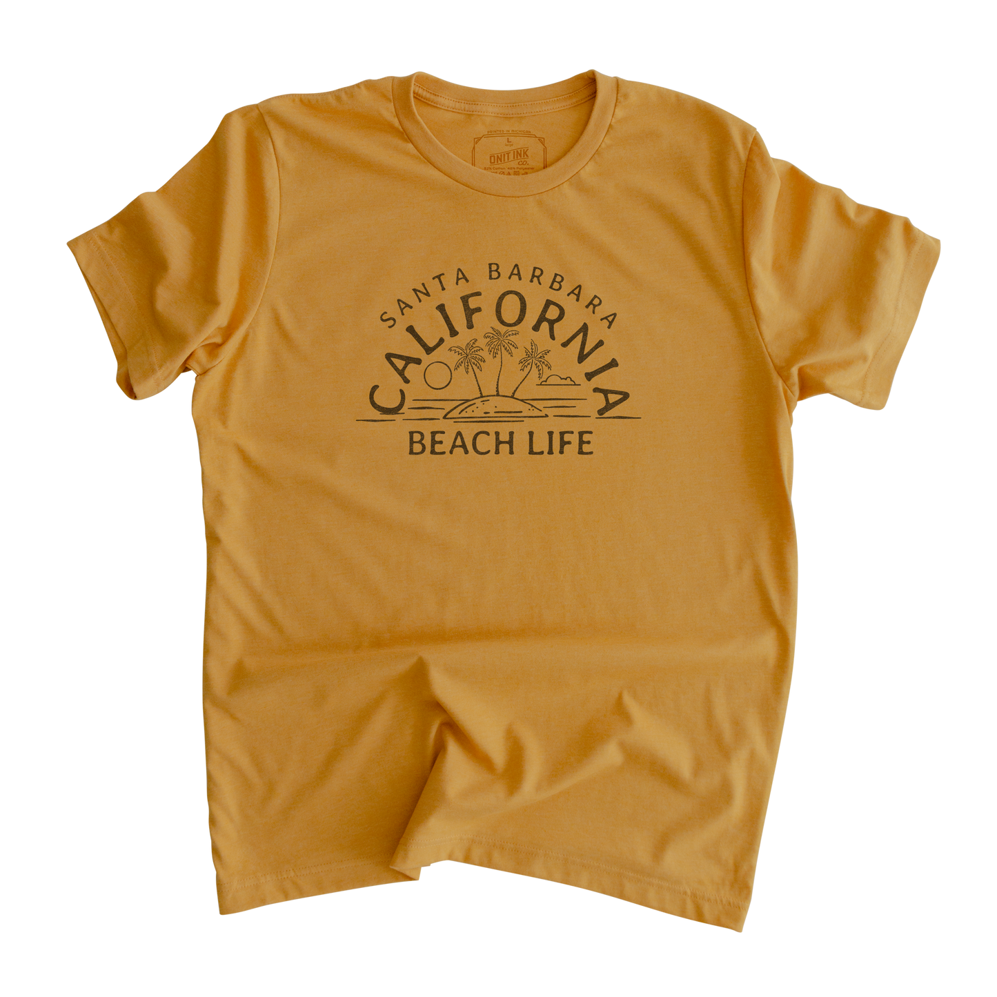 Beach Life Santa Barbara California T-Shirt