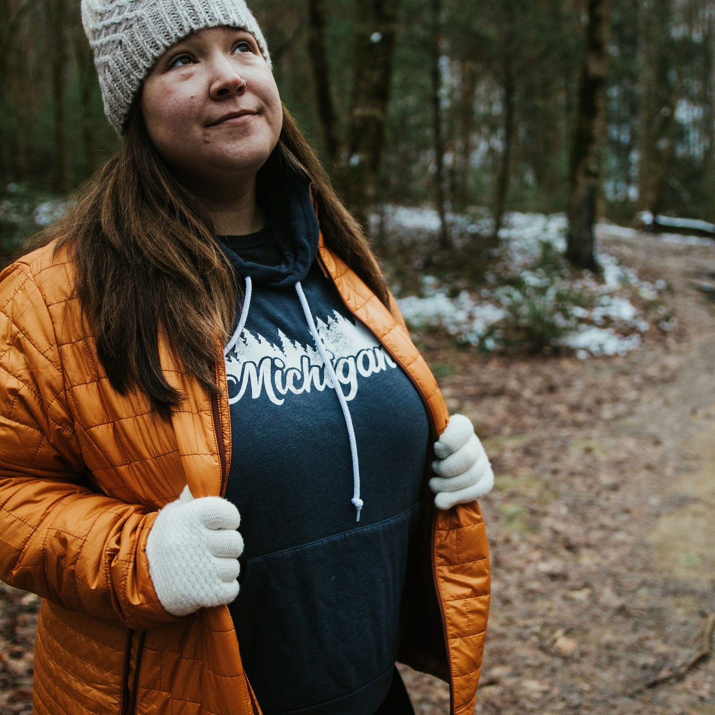 Michigan Forests Hooded Sweatshirt