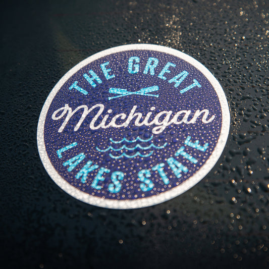 The Great Lakes State Sticker, 3.5 Inch