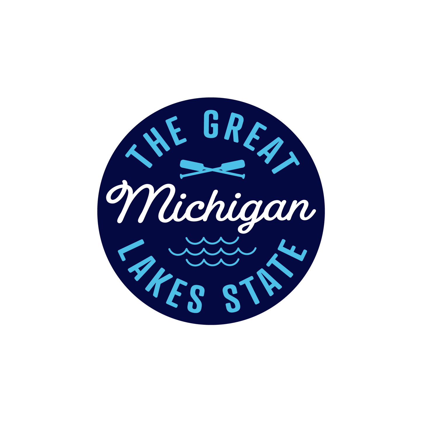 The Great Lakes State Sticker, 3.5 Inch